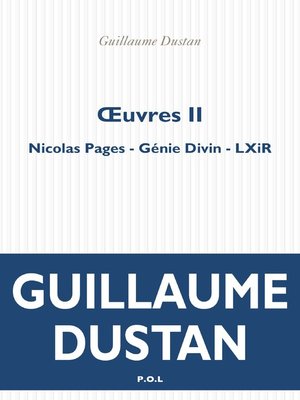 cover image of OEuvres II